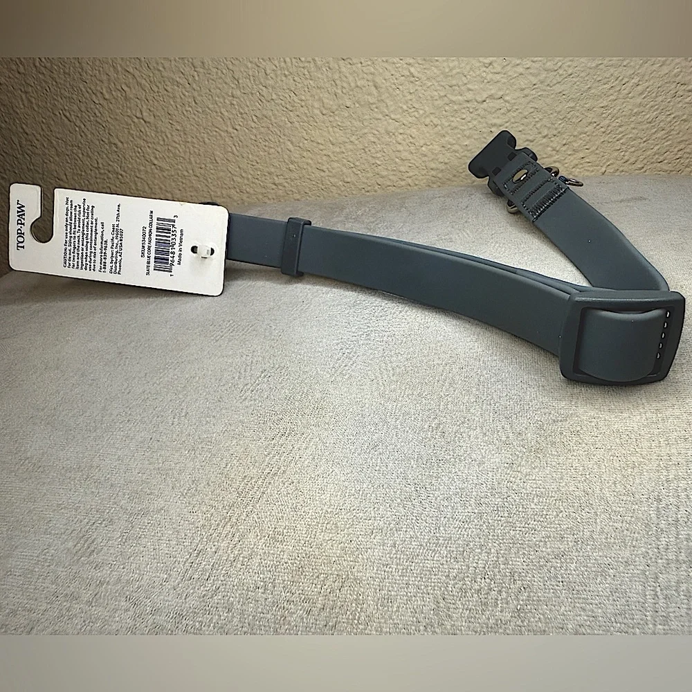 Dog Collar, Slate Blue, Size Medium — Top Paw
